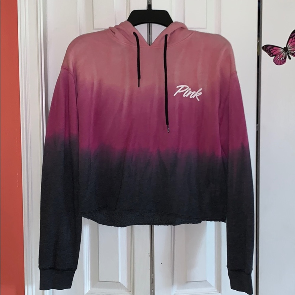 PINK Cropped hoodie